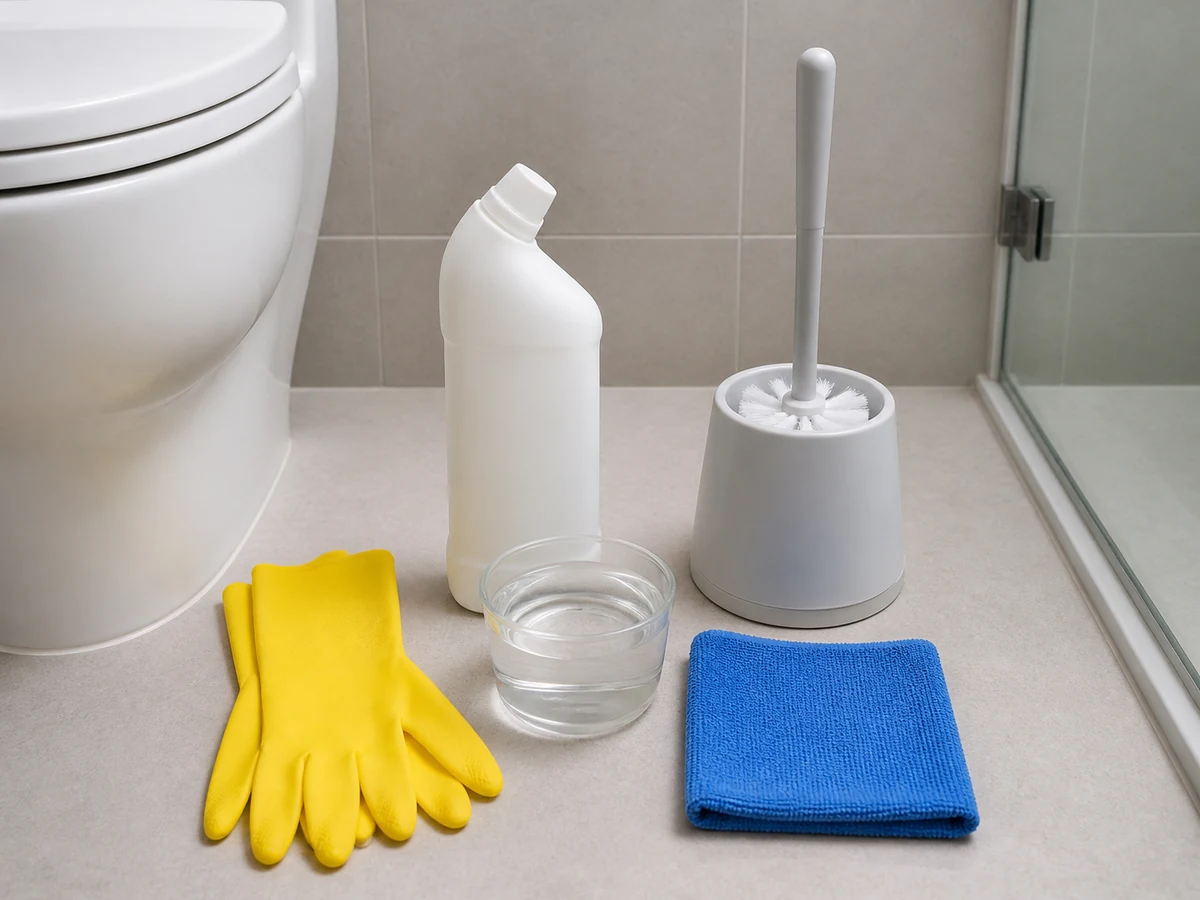 Paano Linisin ang Toilet Brush at Holder — compatible tools na hiwalay ang ayos