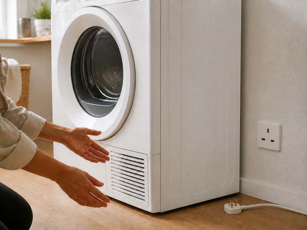 How to Clean a Tumble-dryer Lint Filter and Accessible Surfaces: Stop and unplug