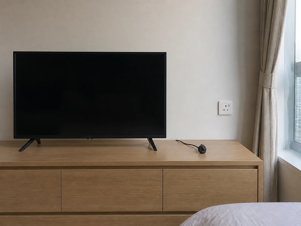 How to Clean a Television Screen Safely: Switch off, unplug and cool