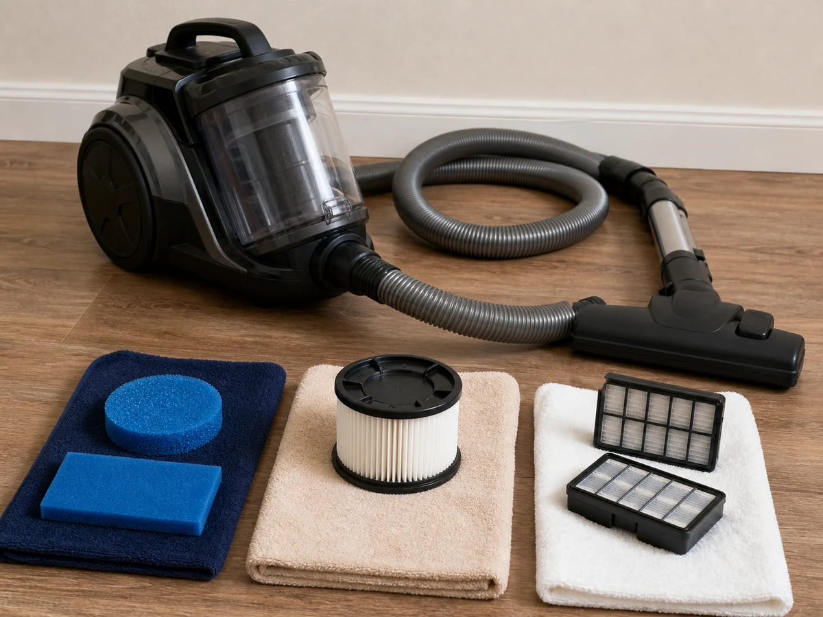 Washing every filter — Confirm the washability of each filter in the model manual.