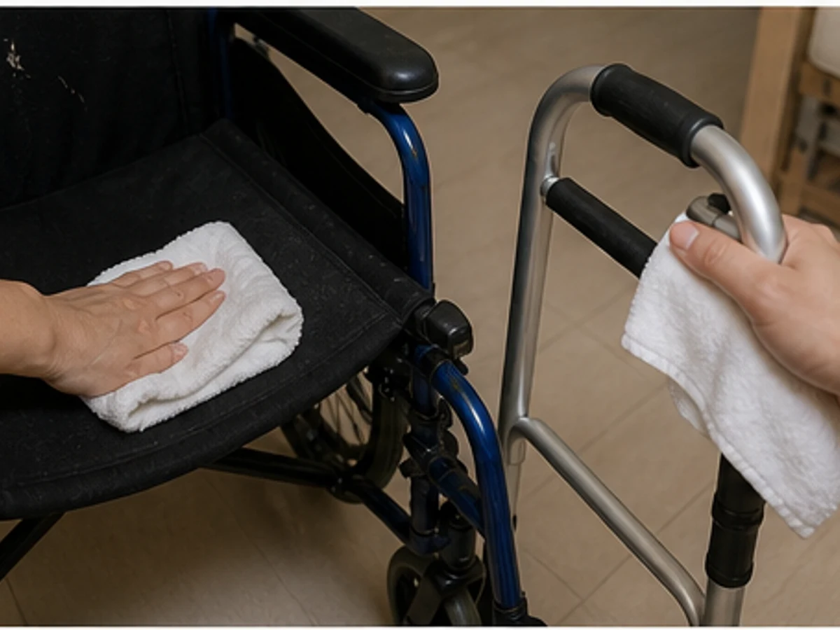 Isang cloth sa seat at hand grips — Hiwalay na cloth zones para sa seat at hand-contact areas.