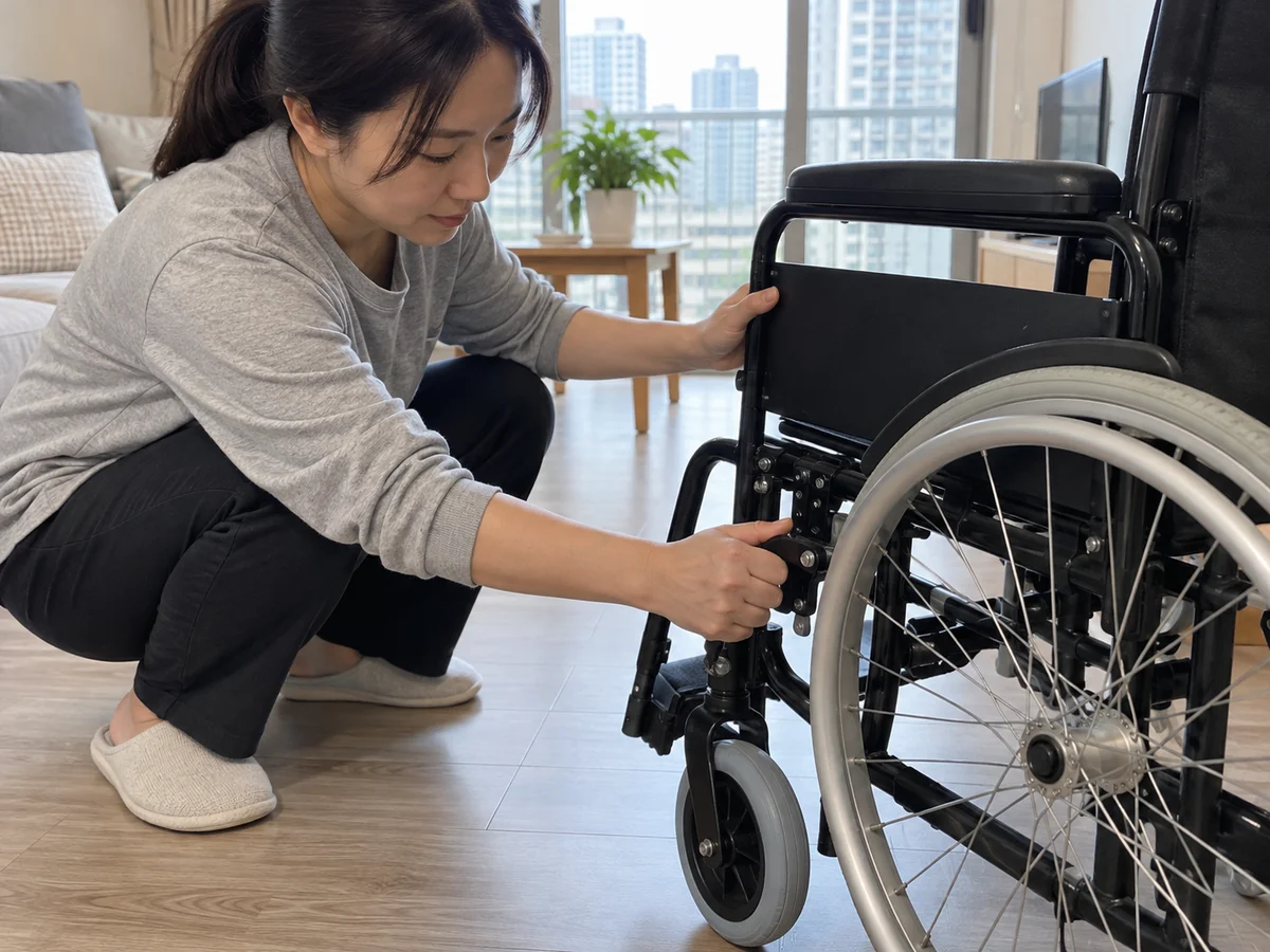 Paano Linisin ang Walker, Wheelchair, at Walking-Aid Surfaces: Ibalik kapag tuyo at recheck ang brakes