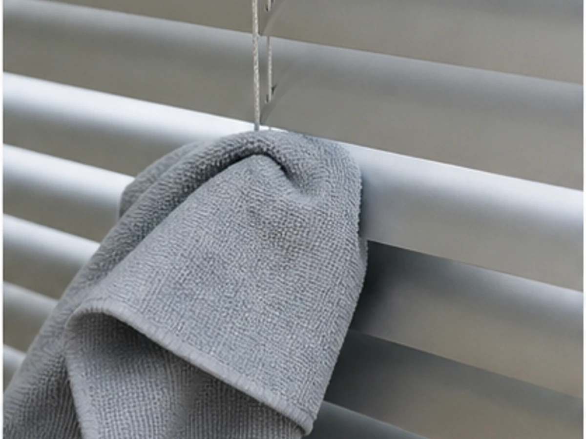 How to Clean Window Blinds Safely: Wipe a small tested section