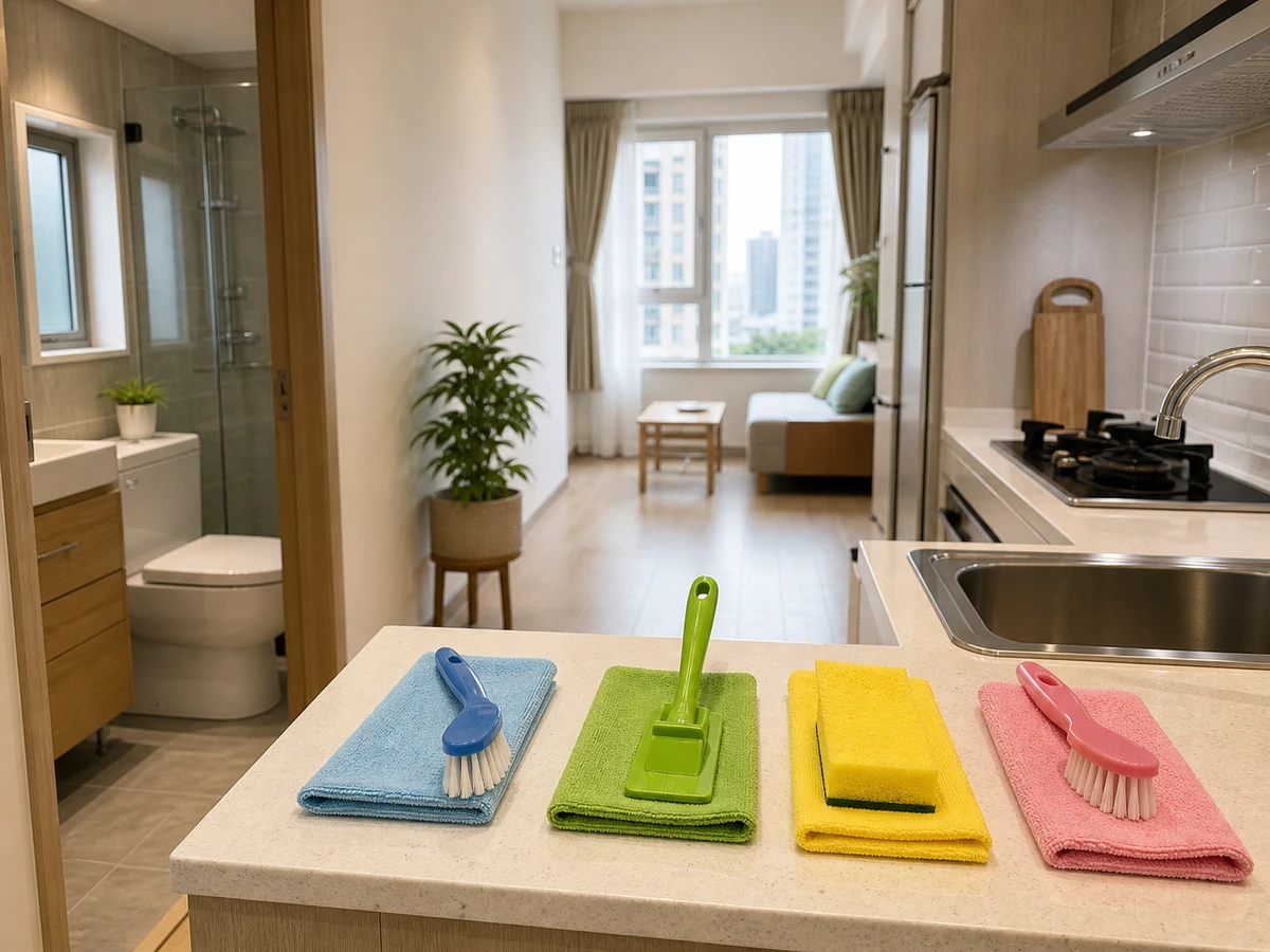 Common Cleaning Tools and What They Are For: Separate by work area