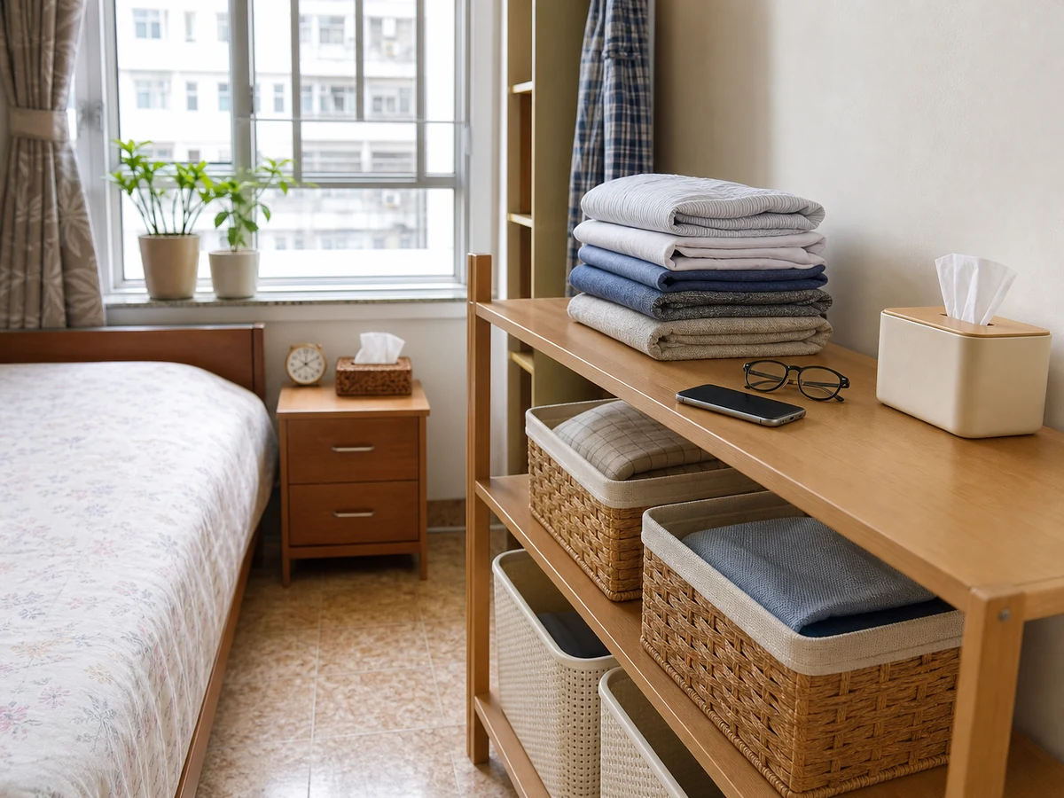 How to Organise an Elderly Person’s Bedroom and Clear Pathways: Place daily items within reach