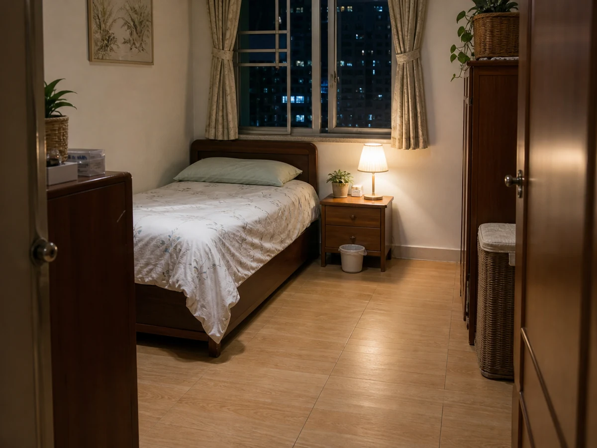 How to Organise an Elderly Person’s Bedroom and Clear Pathways: Walk through together