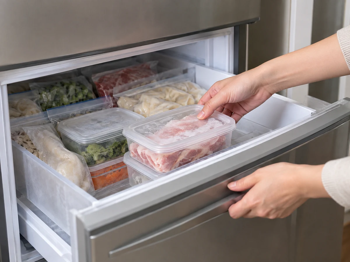 Organise Freezer Food and Rotate by Date: Rotate first-in-first-out