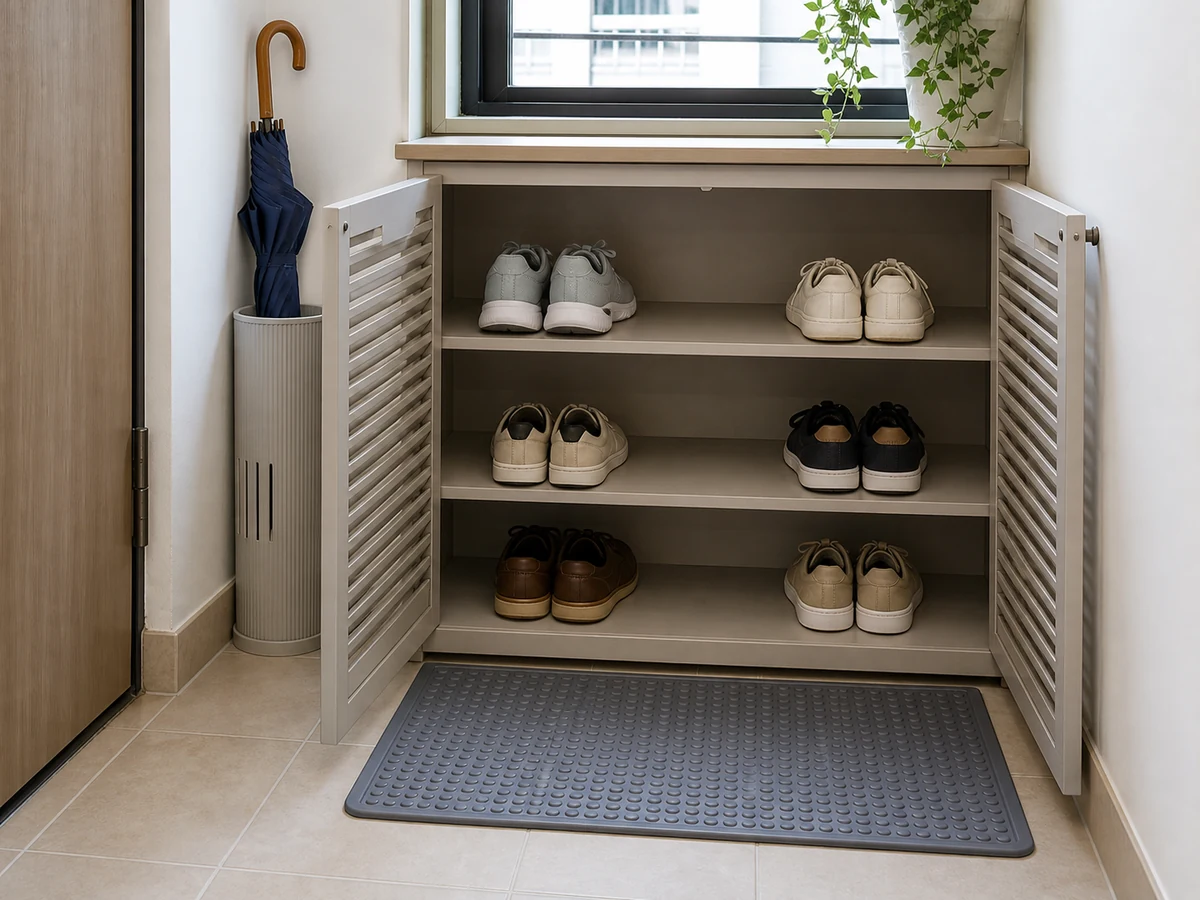 Packing the cabinet without airflow — Reduce the load and leave gaps.