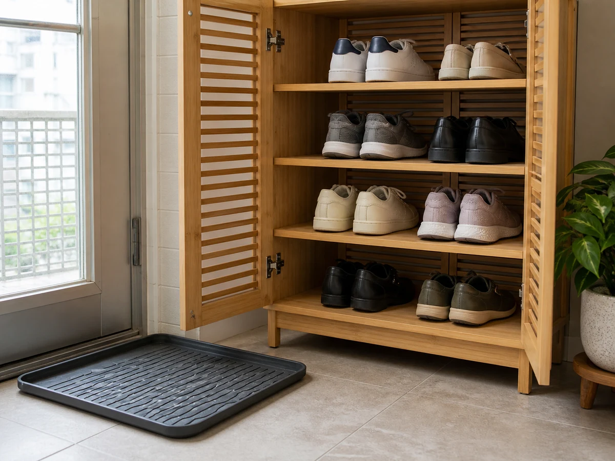 How to Organise a Shoe Cabinet and Reduce Odour: Return in loose zones