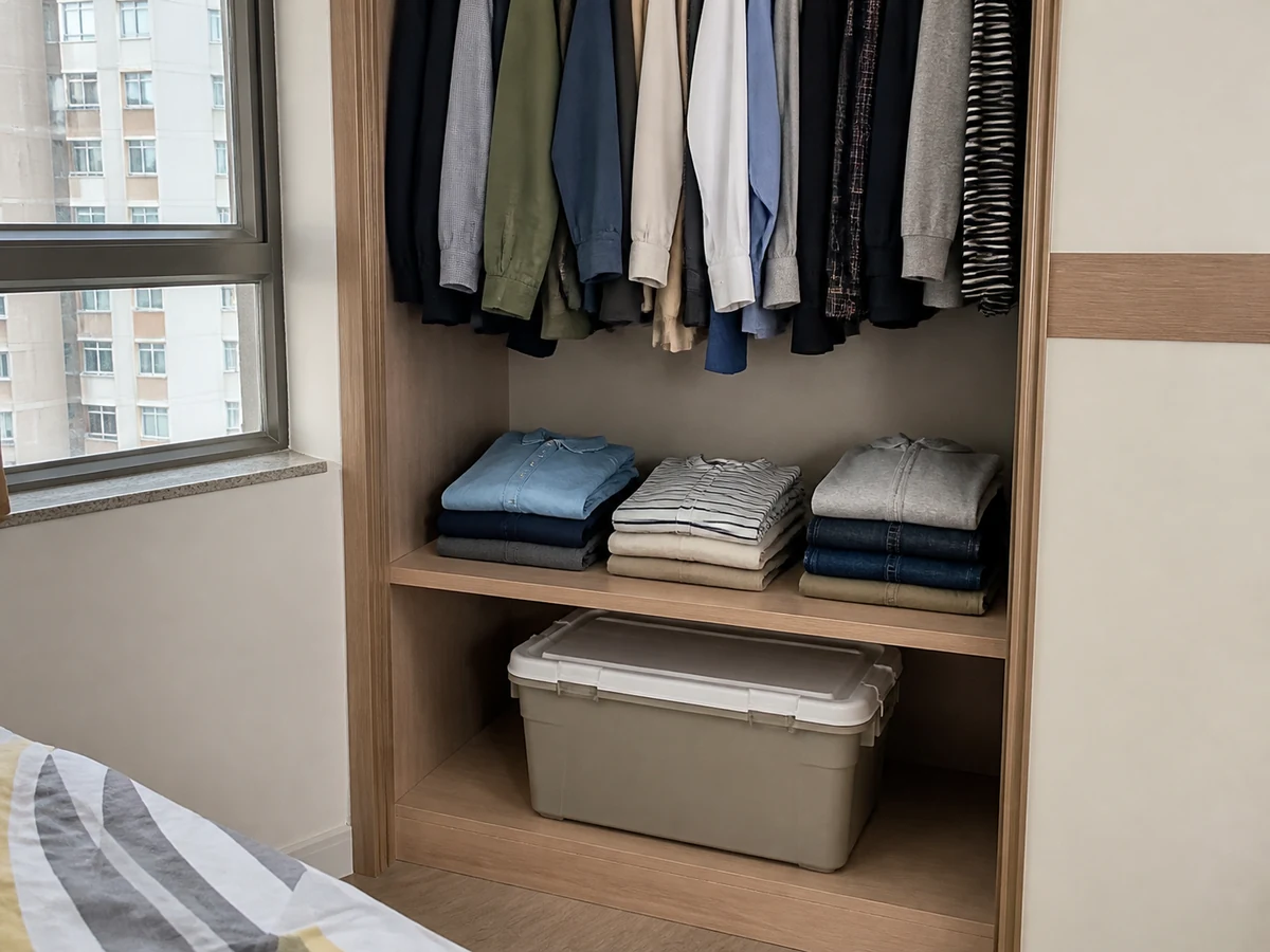 How to Organise a Wardrobe: Keep daily items accessible