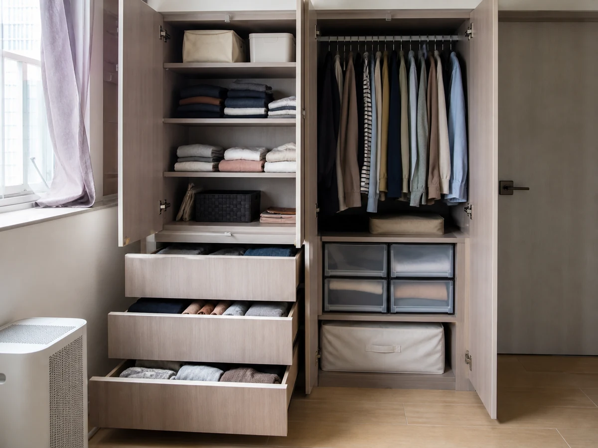 How to Organise a Wardrobe: Complete a stability check