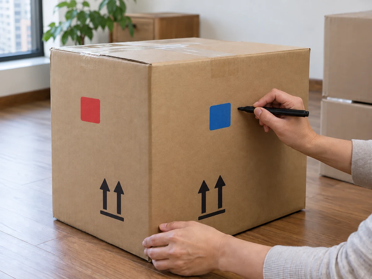 Mag-impake at Mag-label ng Moving Box ayon sa Kuwarto at Karupukan: Lagyan ng malinaw na label