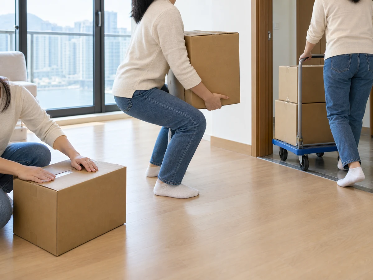 Mag-impake at Mag-label ng Moving Box ayon sa Kuwarto at Karupukan: Buhatin nang malapit at hindi umiikot