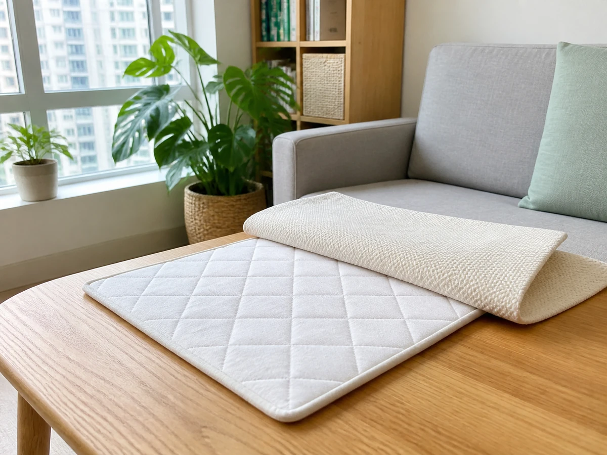 Covering a damp insert. — Use only a fully dry insert and cover.