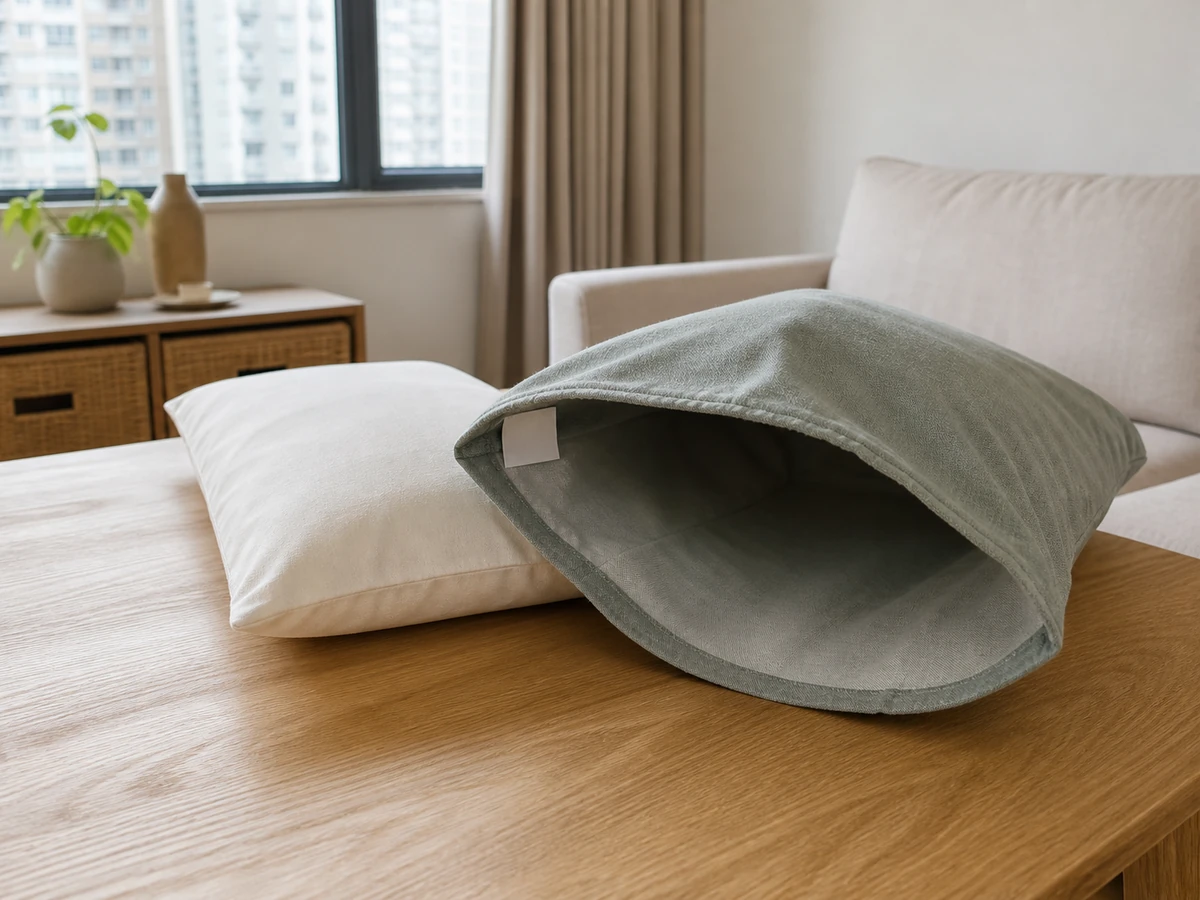 How to Put On a Duvet Cover Properly: Check size and direction