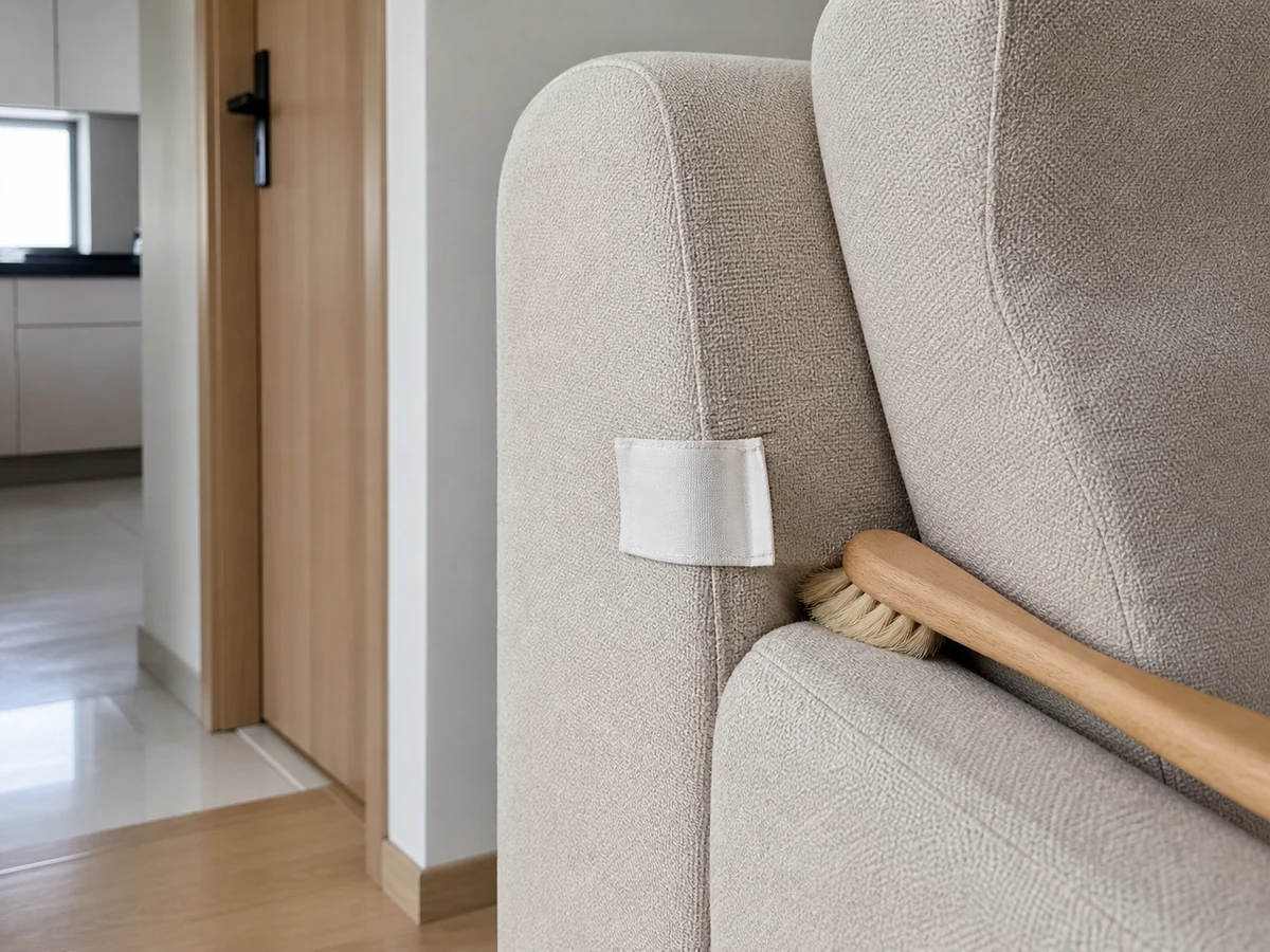 How to Remove Pet Hair from a Sofa and Floor: Confirm surfaces and test the tool