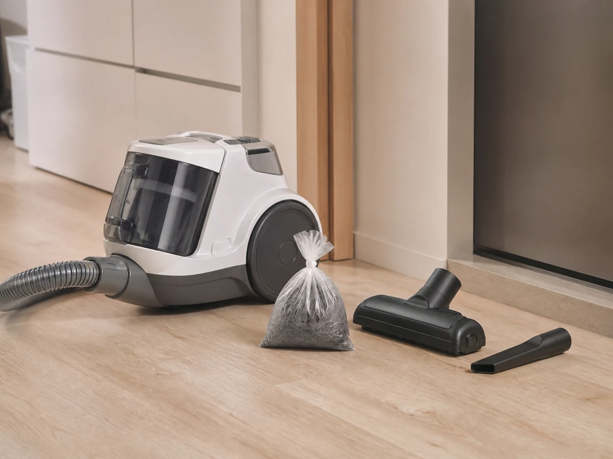How to Remove Pet Hair from a Sofa and Floor: Empty tools and wash hands