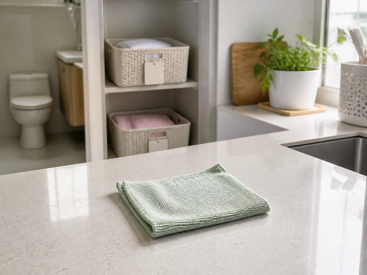 How to Keep Cleaning Cloths Separate: Keep zones separate while cleaning