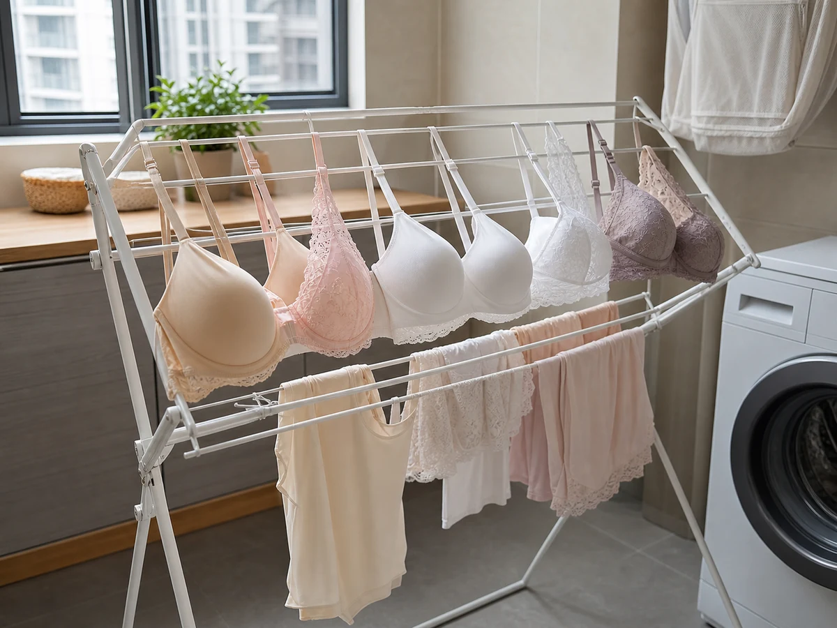 Safe dry completed Hong Kong home scene for wash bras and delicates