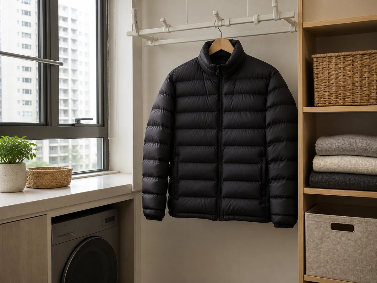 Storing before fully dry — Check every baffle is dry and loft restored first.