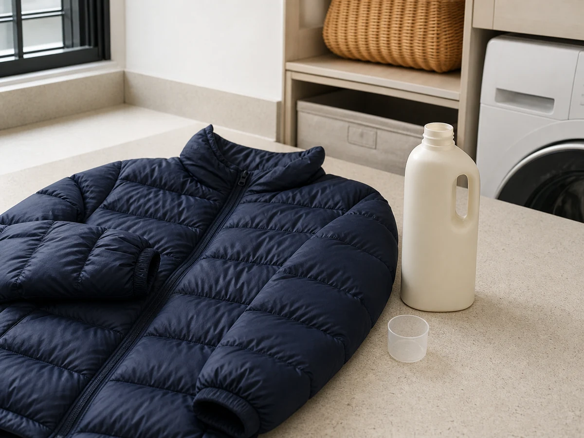 Wash a Down Jacket: Use suitable cleaner