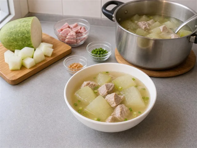 冬瓜瘦肉湯完成圖