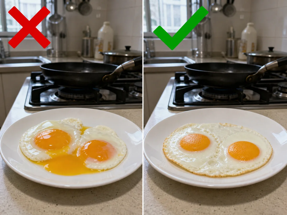 錯誤做法:把流心蛋當作所有家人的預設做法。 日常家庭煮食把雞蛋徹底煮熟,蛋白及蛋黃都要凝固;需要特別飲食安排先問僱主。