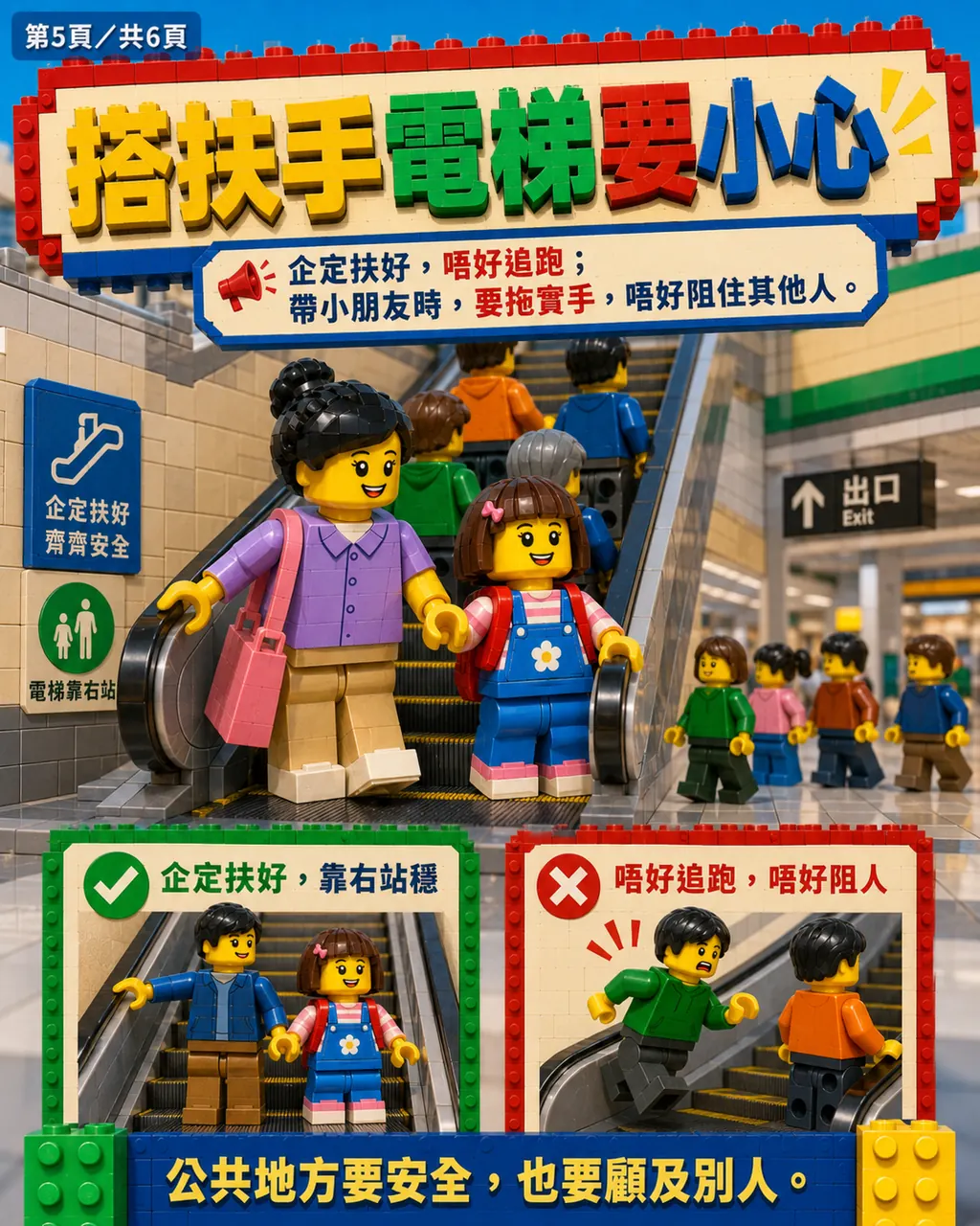 姐姐帶小朋友出街，邊啲香港規矩一定要先教？，第 5 頁，共 6 頁