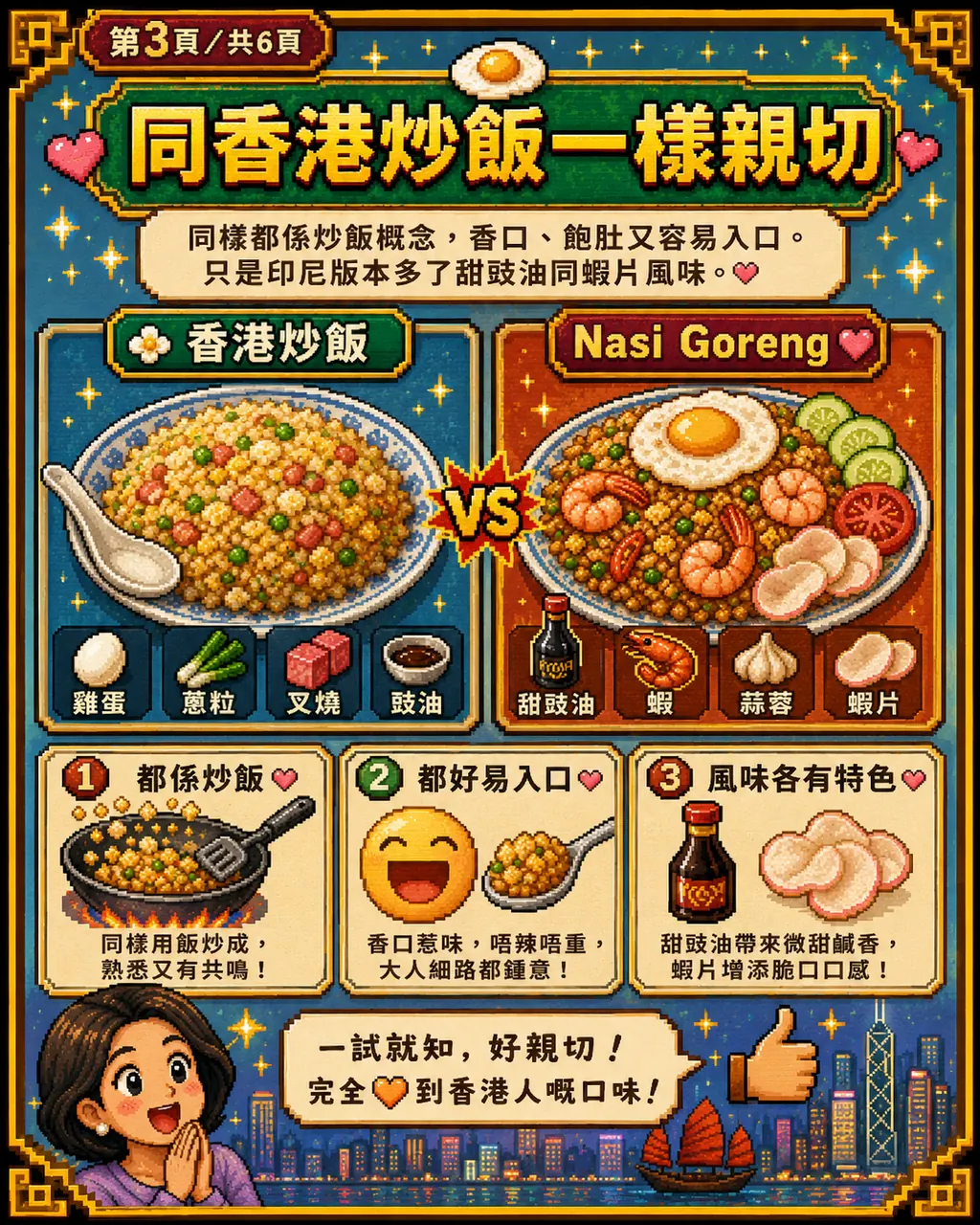 姐姐識煮印尼炒飯 Nasi Goreng？原來同香港炒飯一樣親切，第 3 頁，共 6 頁