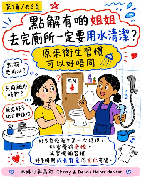 點解有啲姐姐去完廁所一定要用水清潔？圖解封面