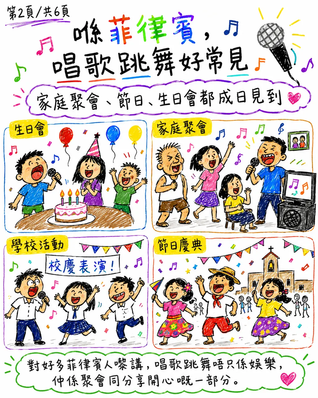 點解菲律賓姐姐咁鍾意唱歌跳舞,第 2 頁,共 6 頁