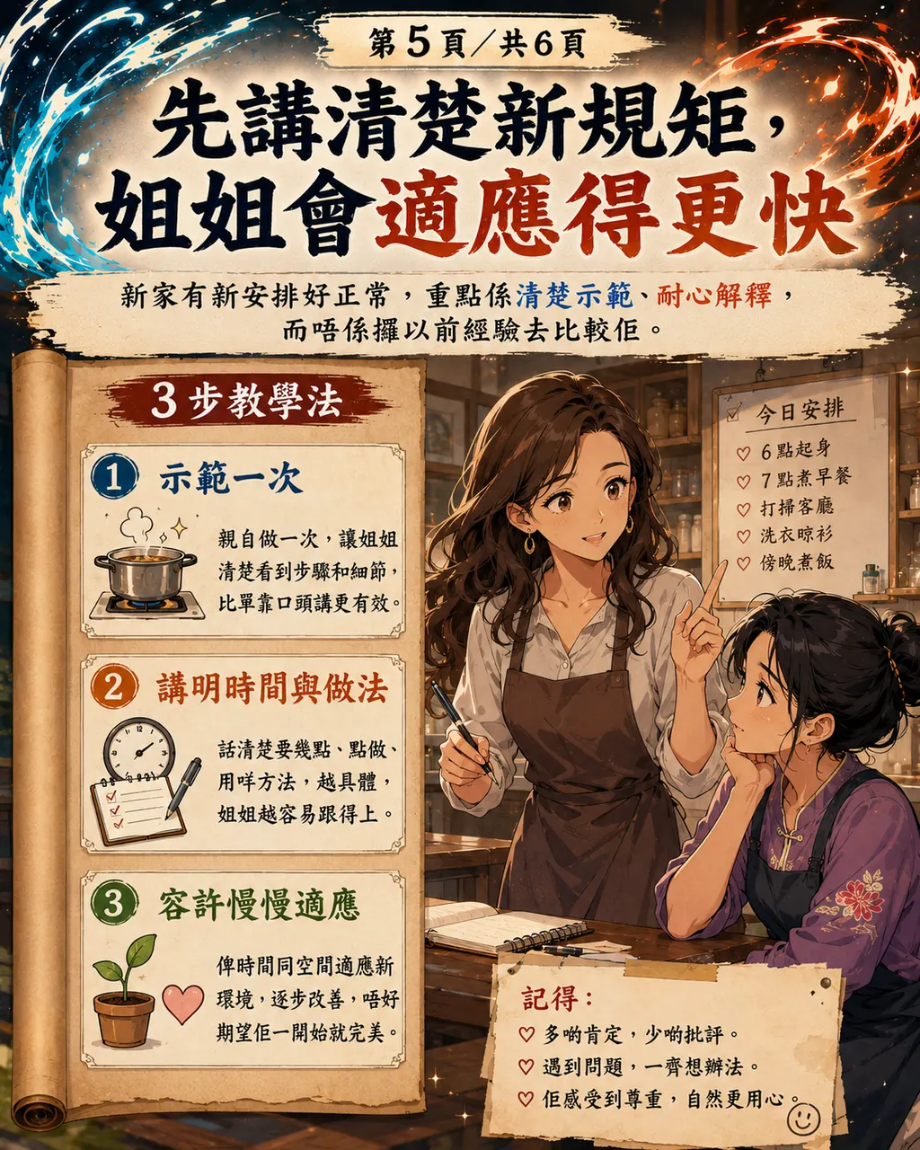 點解姐姐轉新僱主後，會成日比較上一個家庭，第 5 頁，共 6 頁