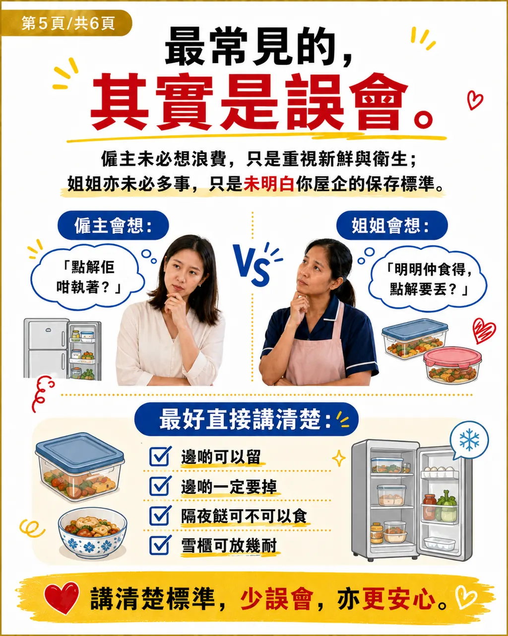 點解姐姐有時見到僱主掉食物，會覺得好可惜，第 5 頁，共 6 頁