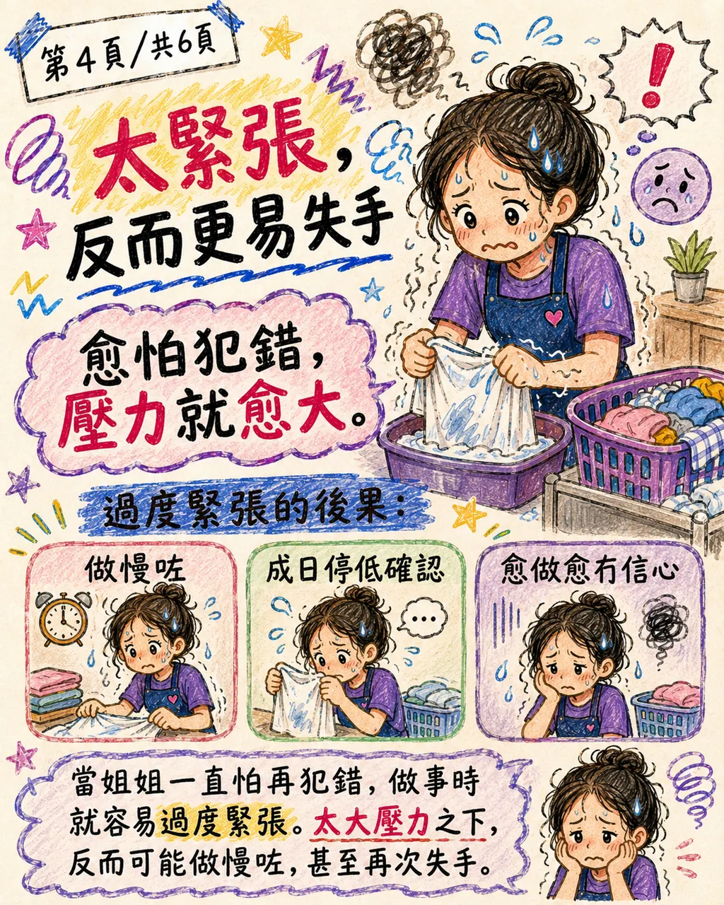 點解姐姐做錯一次之後,之後每次做同一件事都特別緊張,第 4 頁,共 6 頁