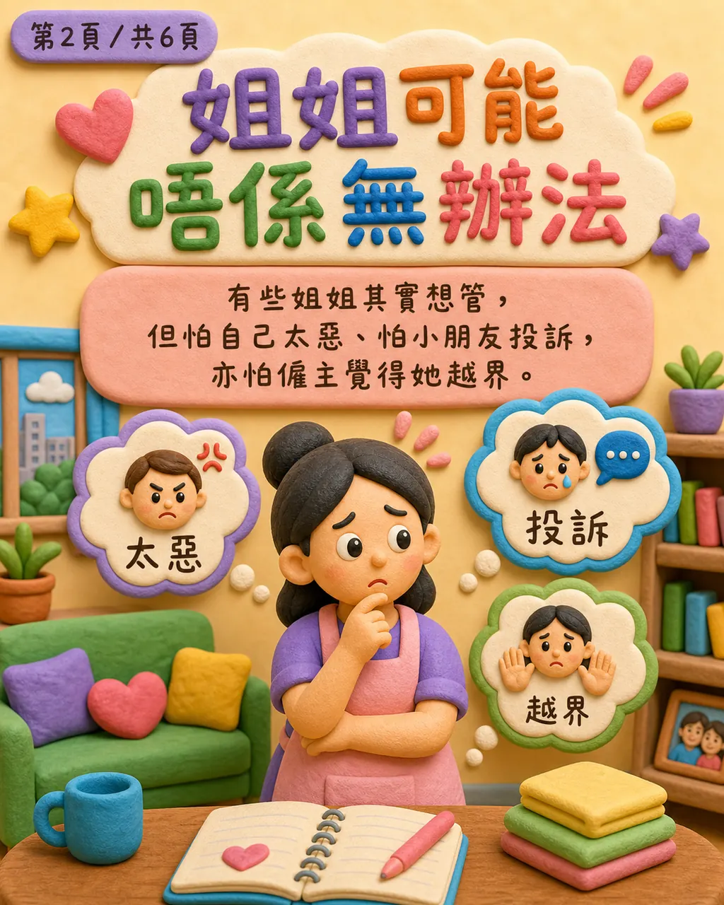 點解姐姐唔敢鬧小朋友唔一定係管唔掂，第 2 頁，共 6 頁