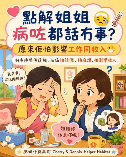 點解姐姐病咗都話冇事圖解封面