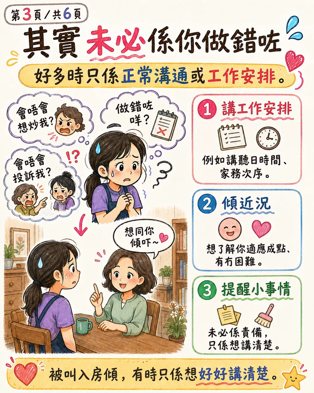 點解姐姐有時一聽到僱主叫佢「入房傾」，就即刻好緊張，第 3 頁，共 6 頁