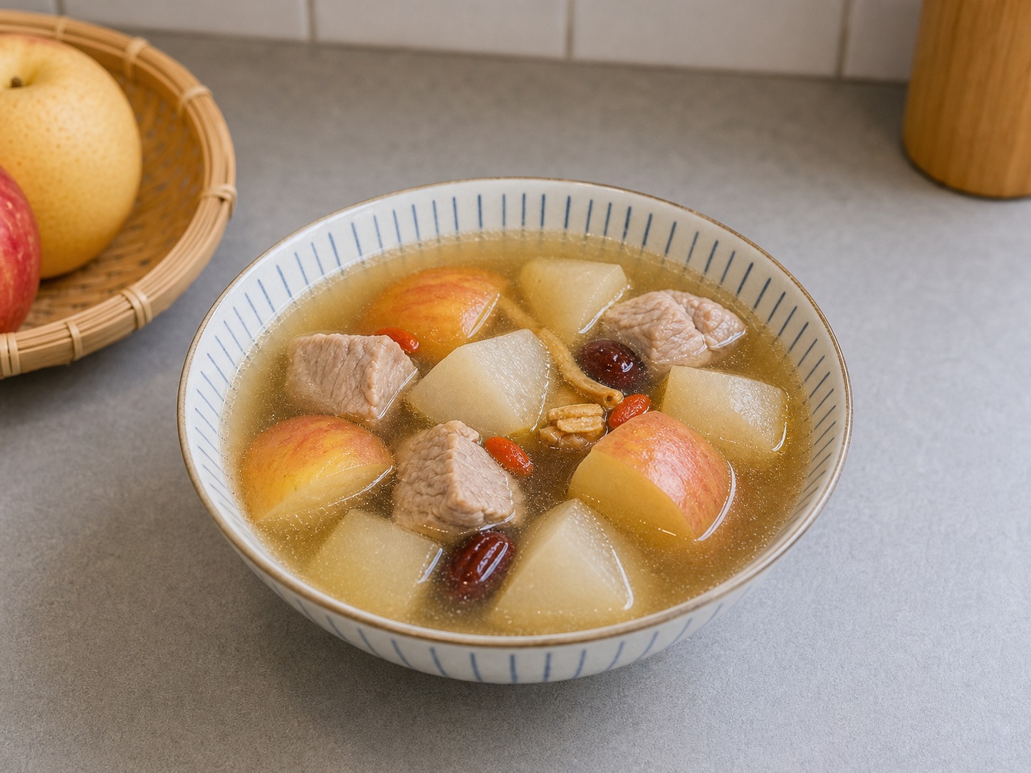 蘋果雪梨瘦肉湯 Apple Pear Lean Pork Soup