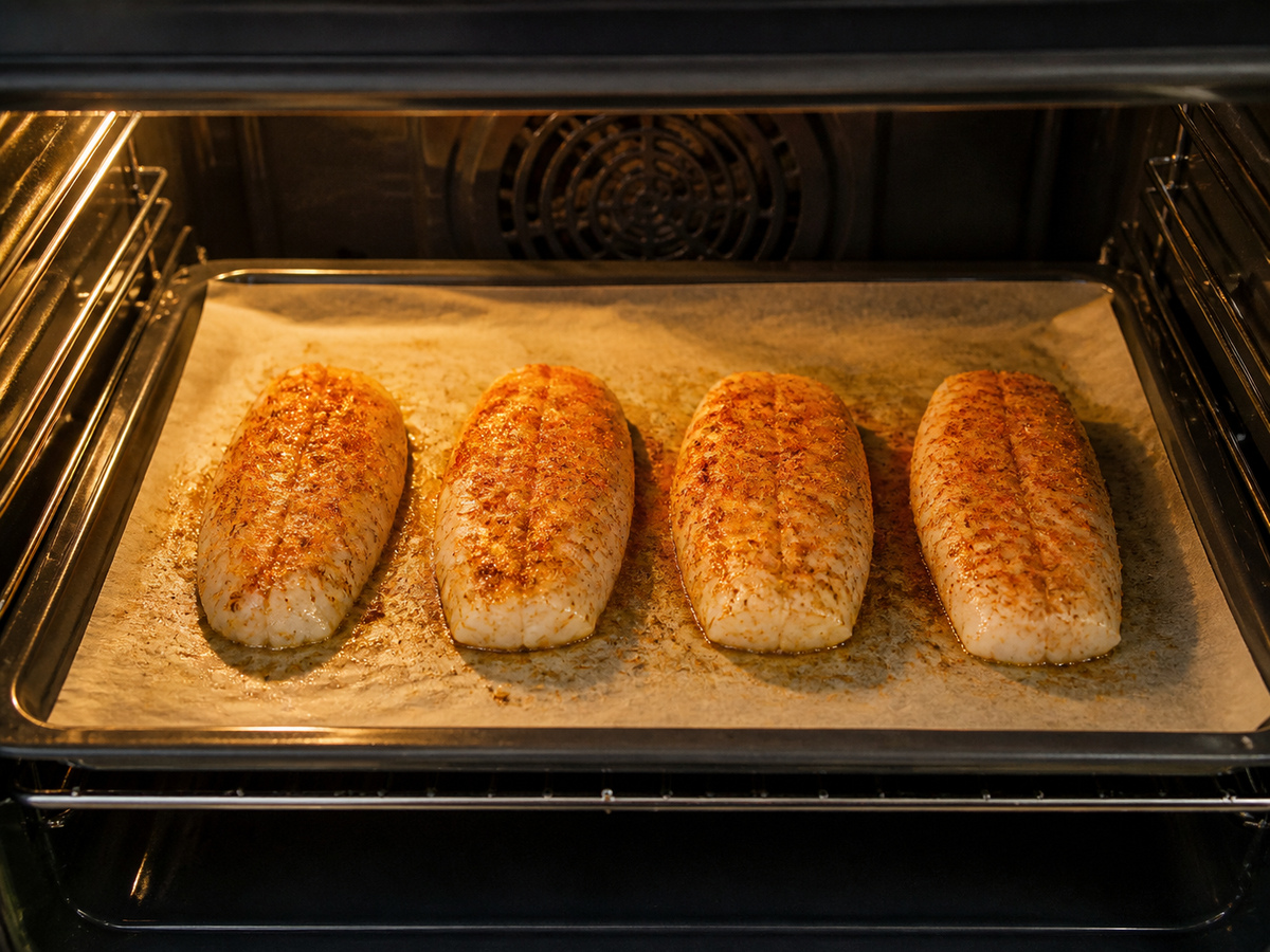 焗白身魚墨西哥餅飯碗: 放入焗爐