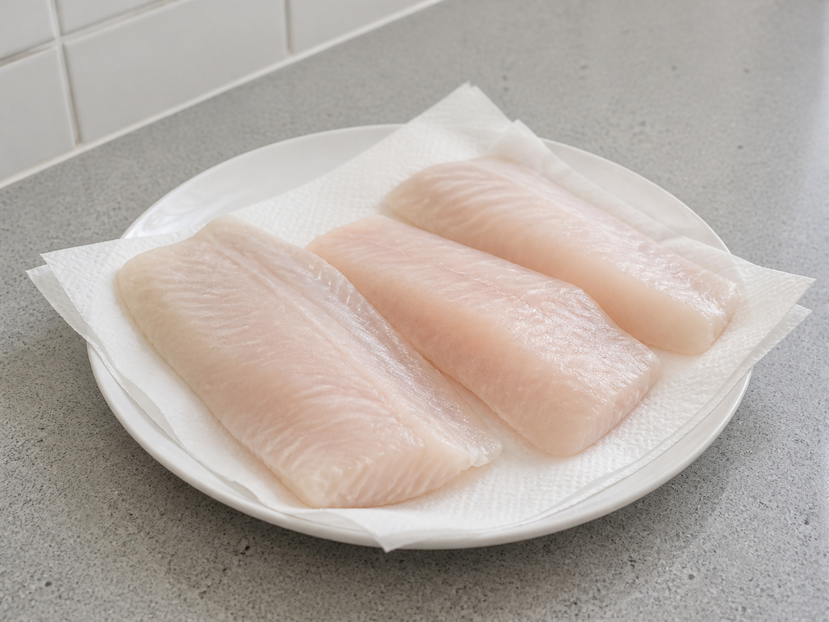 菠菜脆糠焗白身魚: 準備材料