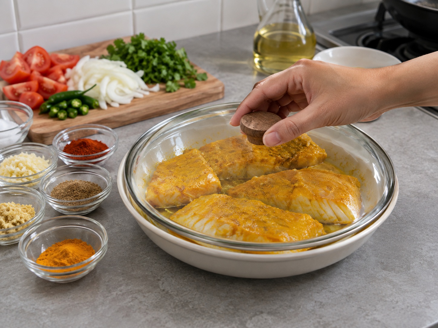 Ikan Bhuna Bangladesh — Bumbui ikan