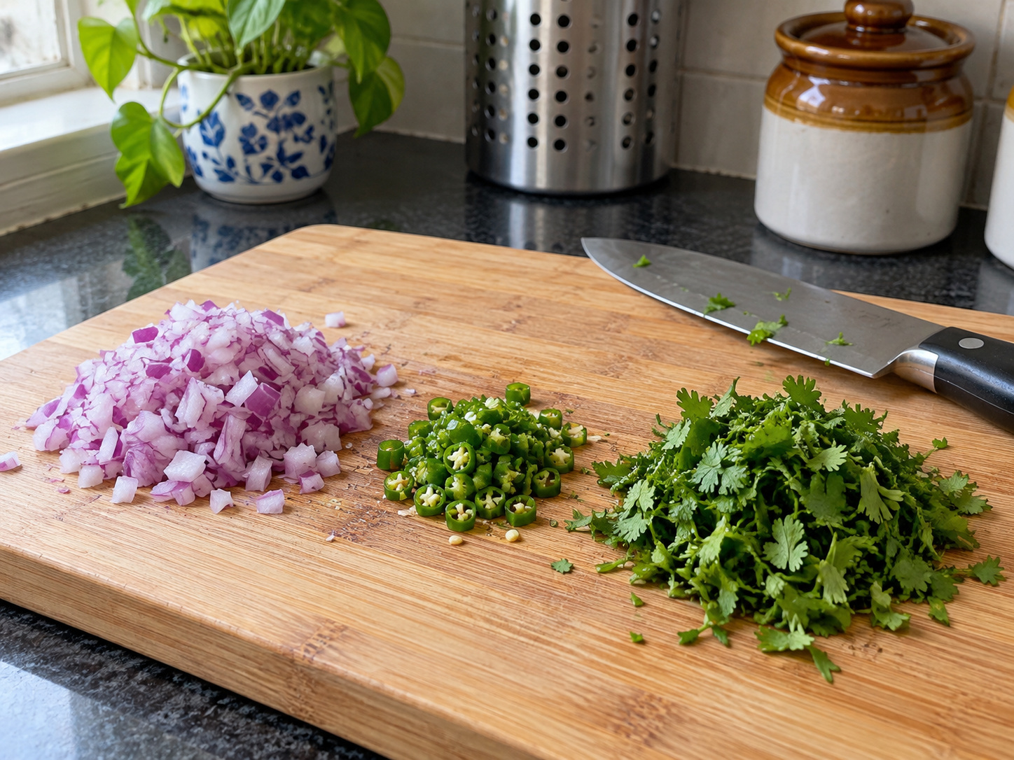 Bangladeshi Fuchka Tamarind Crisp Shells — Chop aromatics