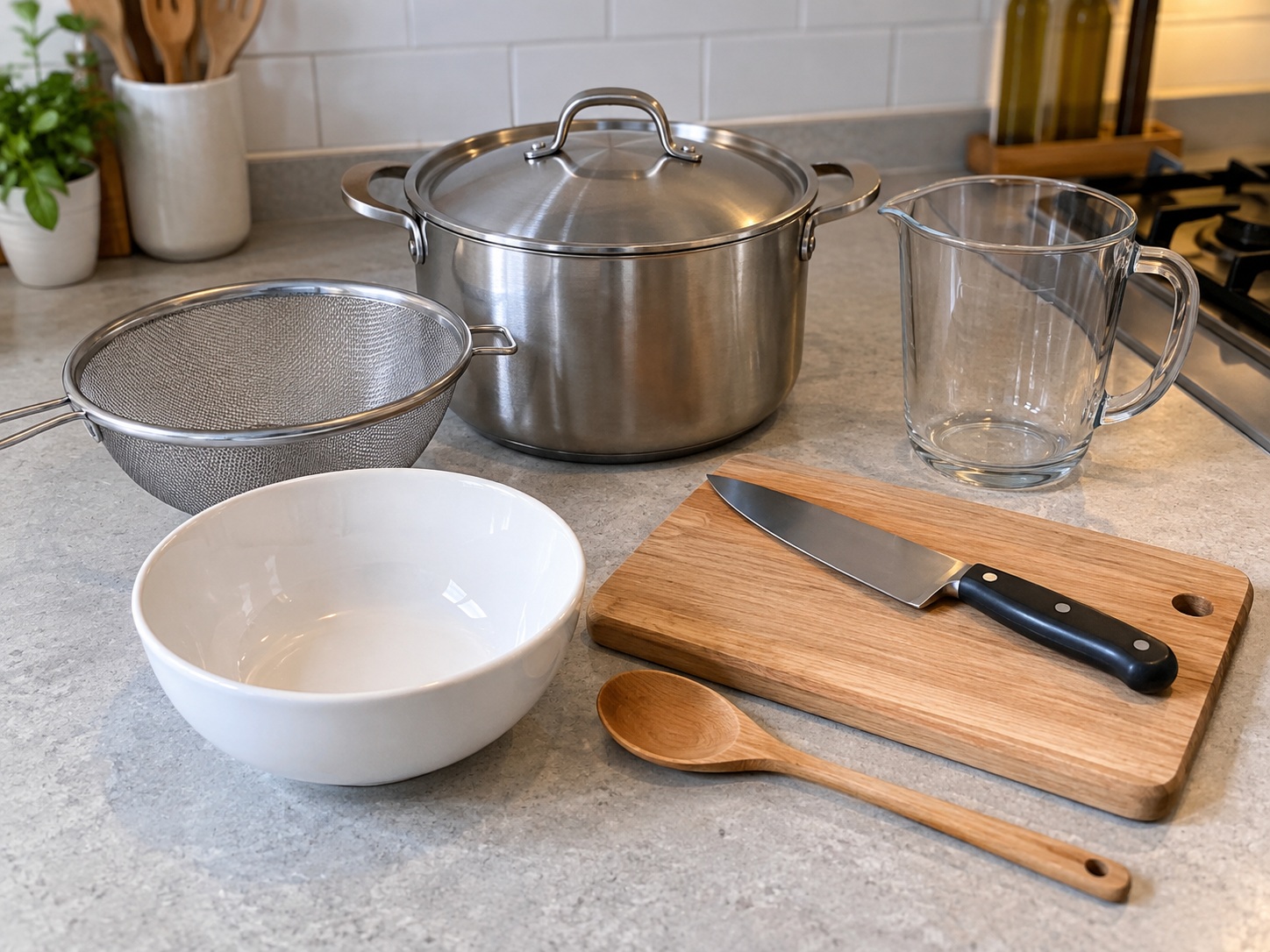 Bangladeshi Vegetable Khichuri — tools
