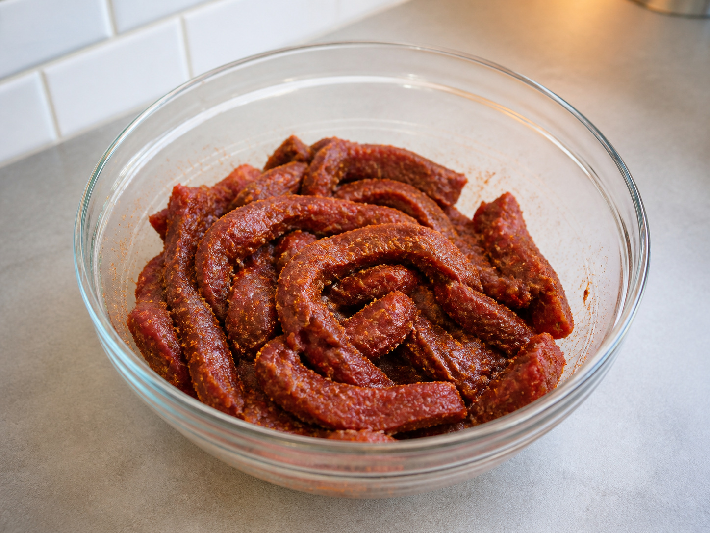 甜椒快炒墨西哥式牛肉: 牛肉拌香料