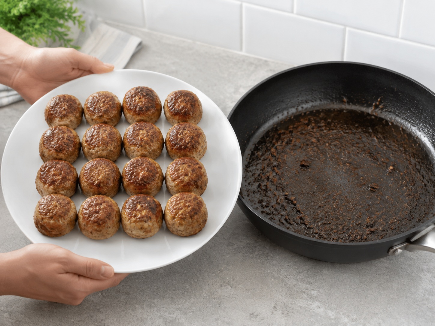 Angkat dan sisihkan bakso: Angkat dan sisihkan bakso. Ikuti takaran dan urutan resep; pastikan kondisi bahan sesuai tahap yang ditunjukkan sebelum lanjut.
