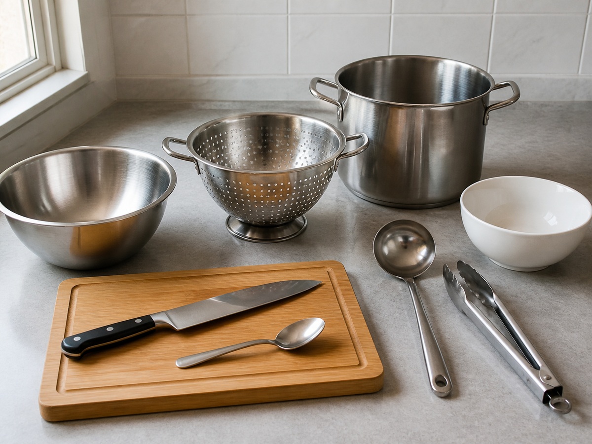 Sabaw ng Ampalaya, Soybean at Tadyang ng Baboy required home-kitchen tools