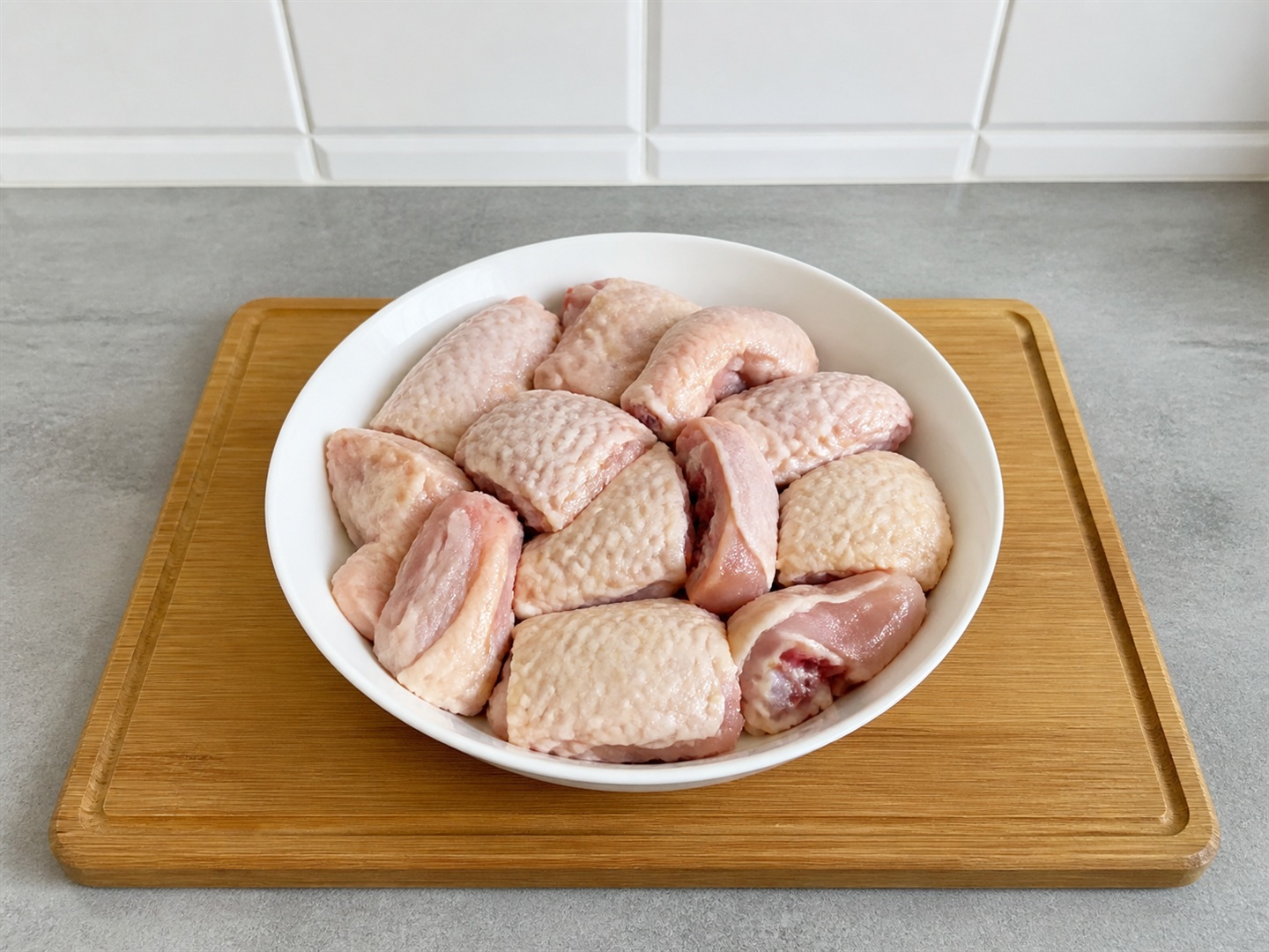 Braised Chicken with Chestnuts — Check the chicken