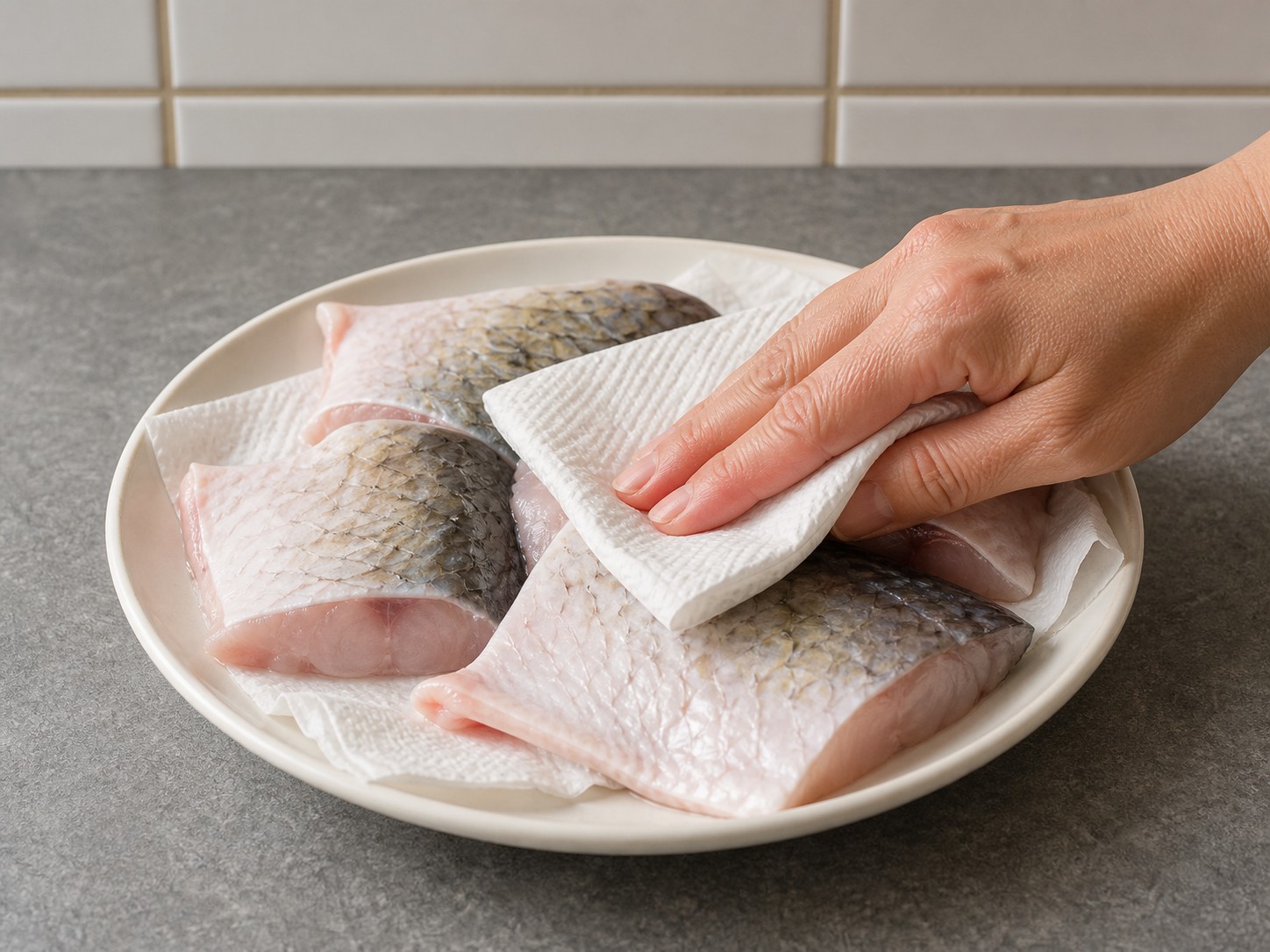 枝竹炆魚腩:魚腩去魚鱗血塊