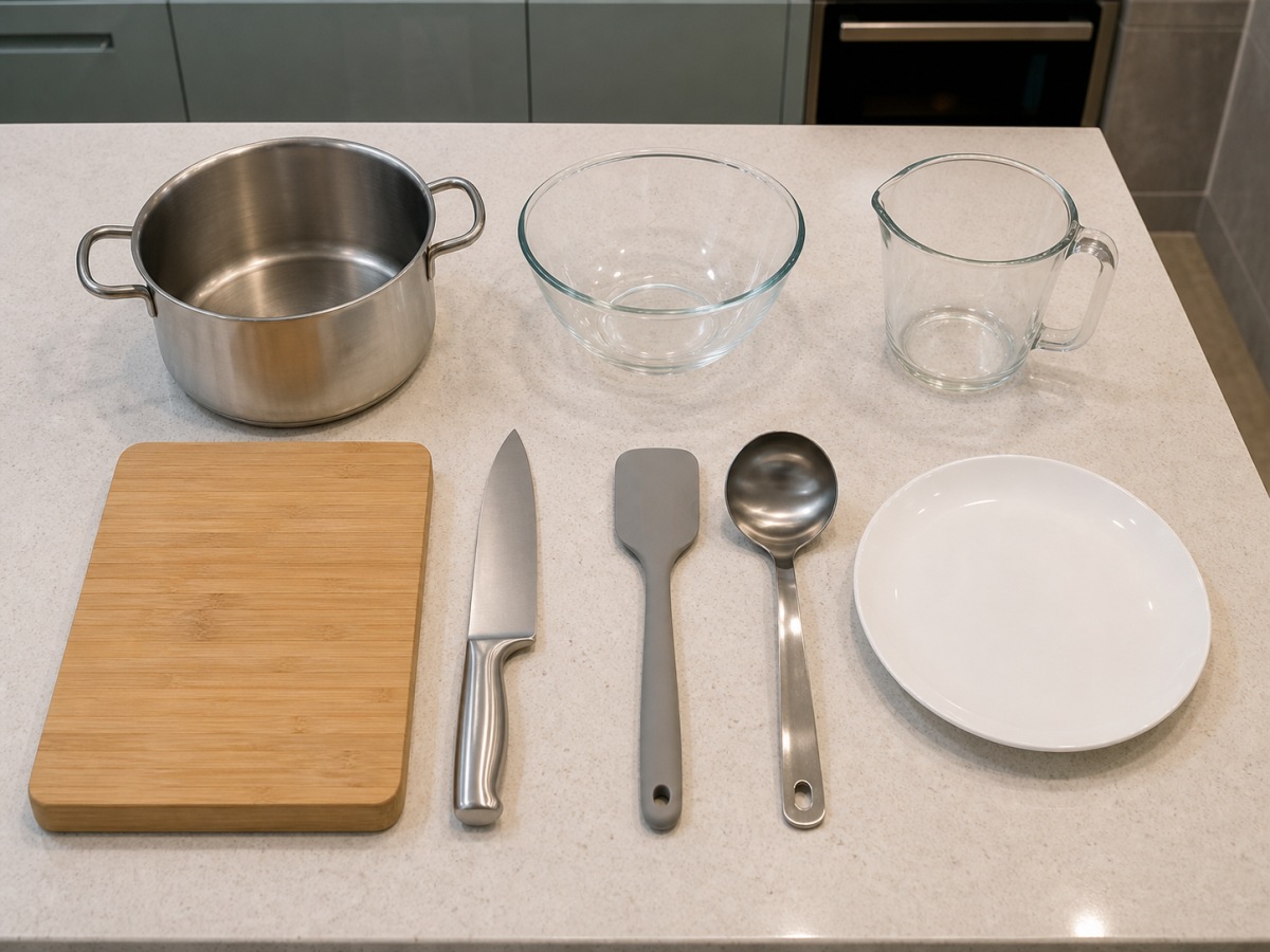 Tools for Braised Napa Cabbage with Tofu Puffs