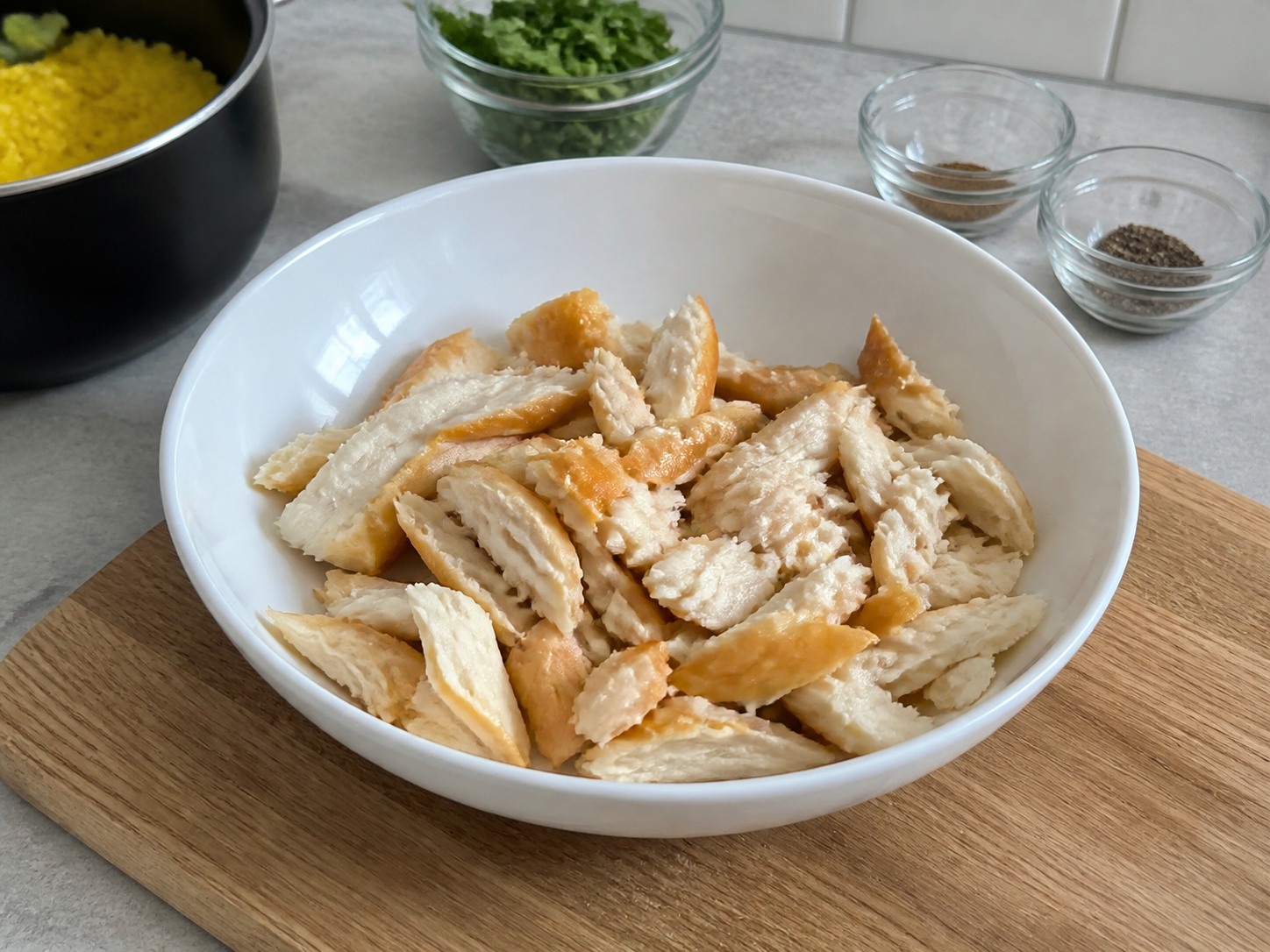 英式煙魚雞蛋咖喱飯 — 拆散煙魚